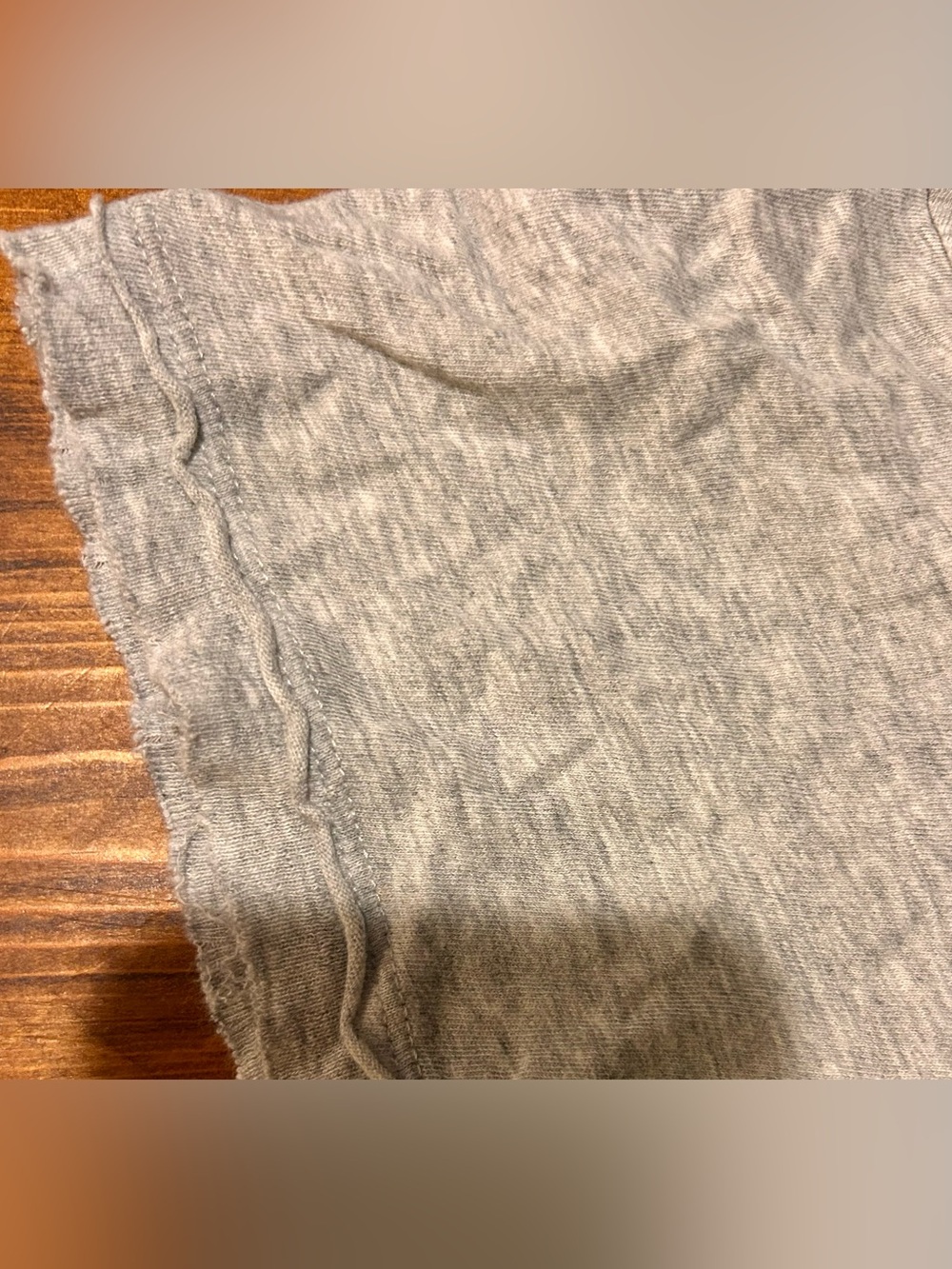 aerie Real Soft Light Gray Short Sleeve Oversized Tee - Picture 4 of 4